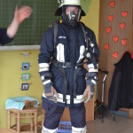 Atemschutzgeräteträger in seiner Persönlichen Schutzausrüstung